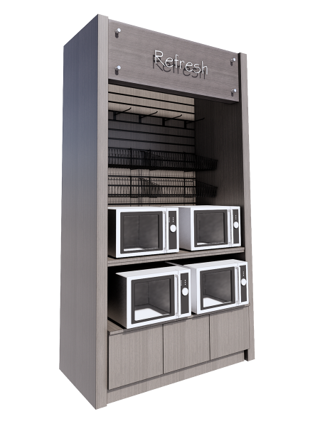 In-Line Series Microwave Merchandiser